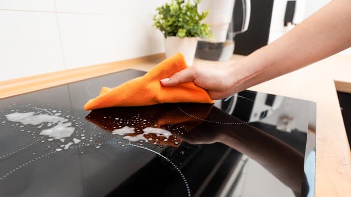 Ceranfeld reinigen Sauberes Cerankochfeld