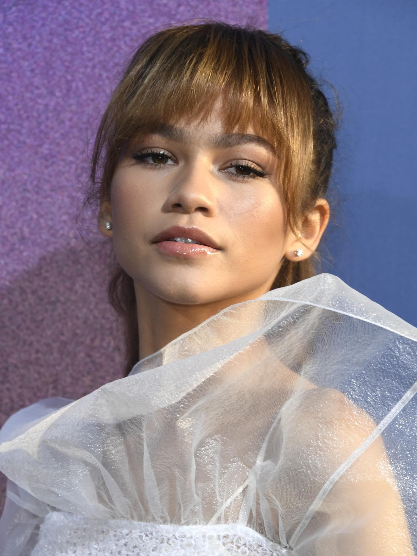 Frisuren mit Pony Zendaya Zendaya mit Pony