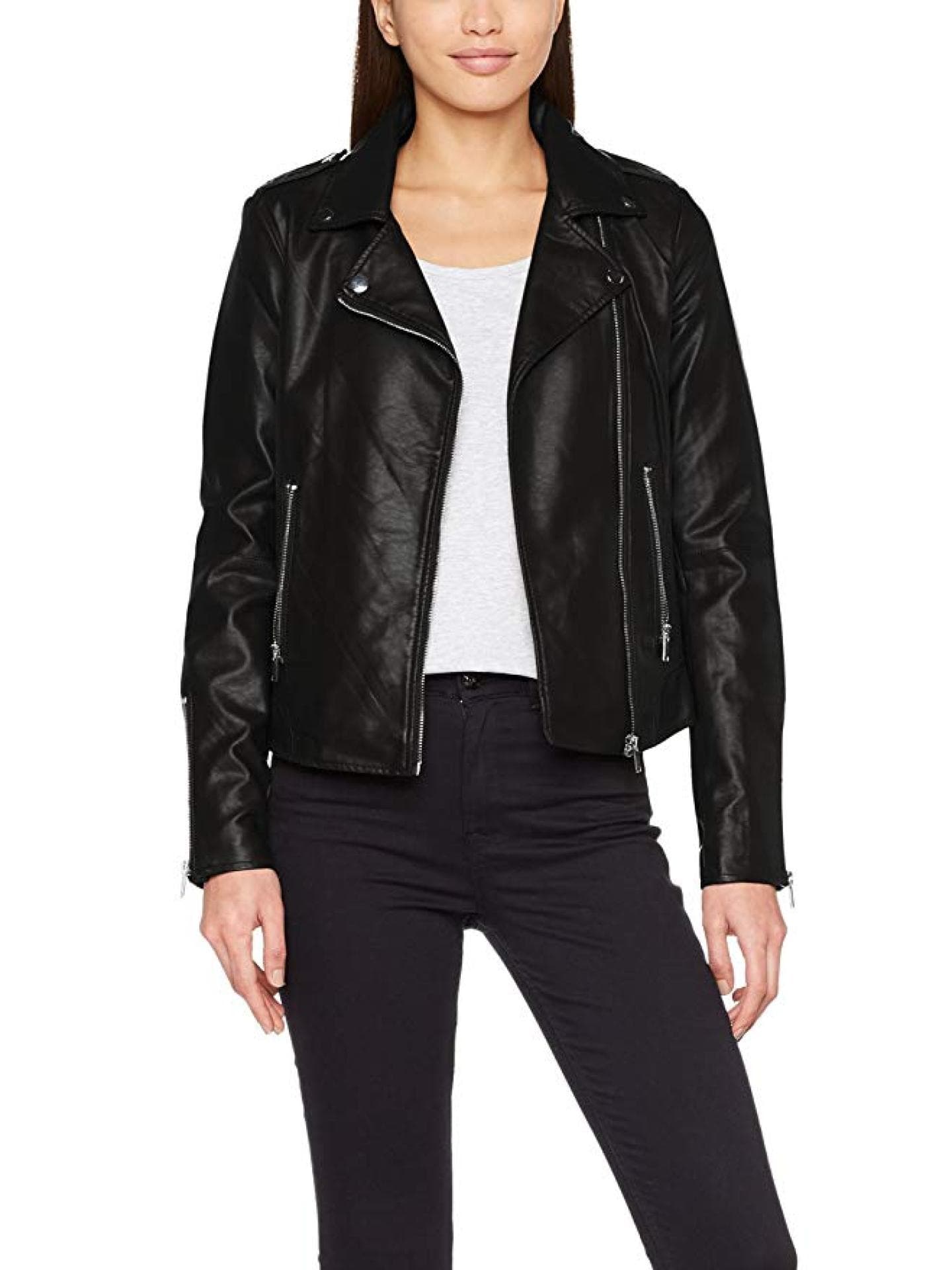 Lederjacke aus veganem Leder Lederjacke aus veganem Leder