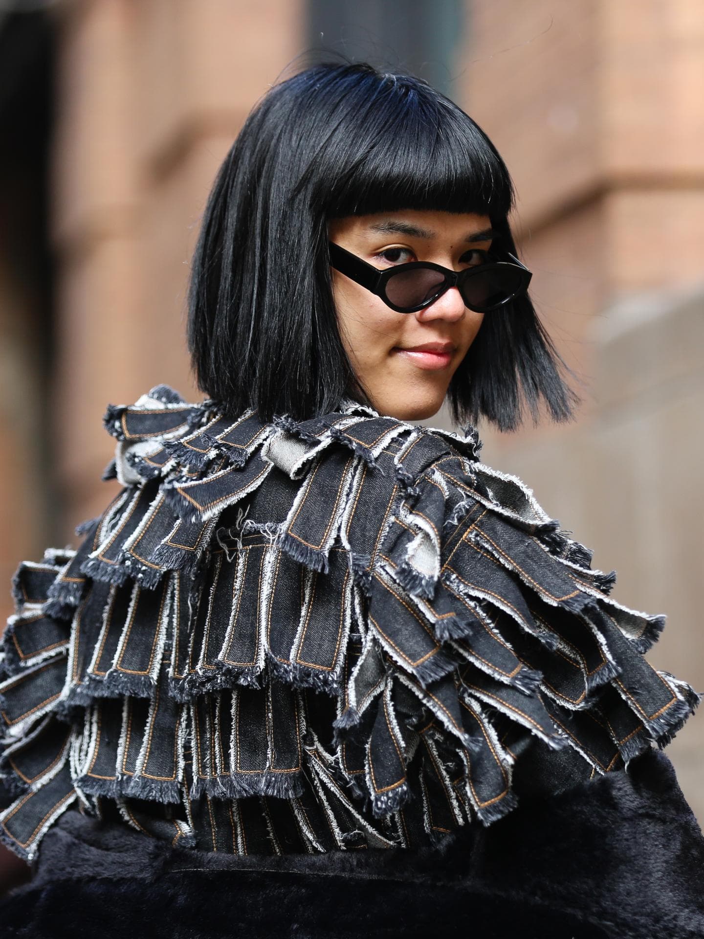 Frisuren mit Pony Frau mit Pony