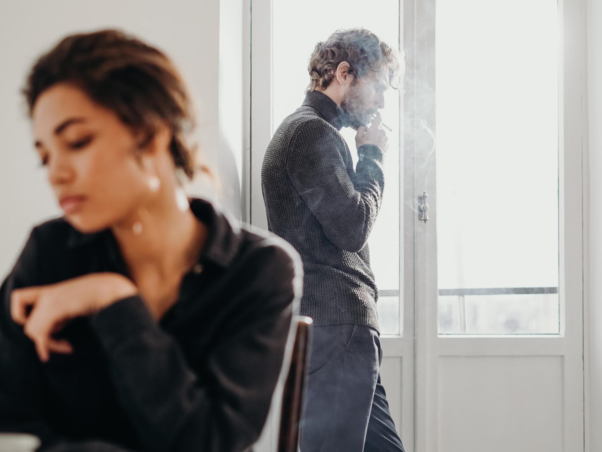 Distanziertes Paar Distanziertes Paar